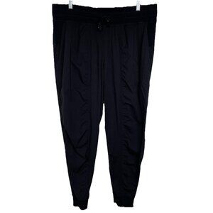 LULULEMON Dance Studio Mid Rise Jogger In Black Sz 14 Athletic Pants
